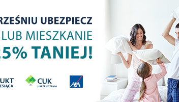 Ubezpiecz dom lub mieszkanie nawet 25% taniej!