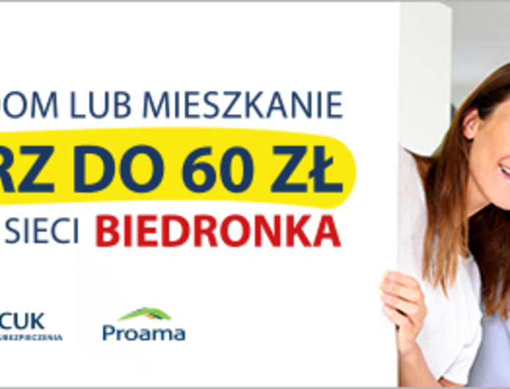 Bony do Biedronki za ubezpieczenie w Proama - gratis!