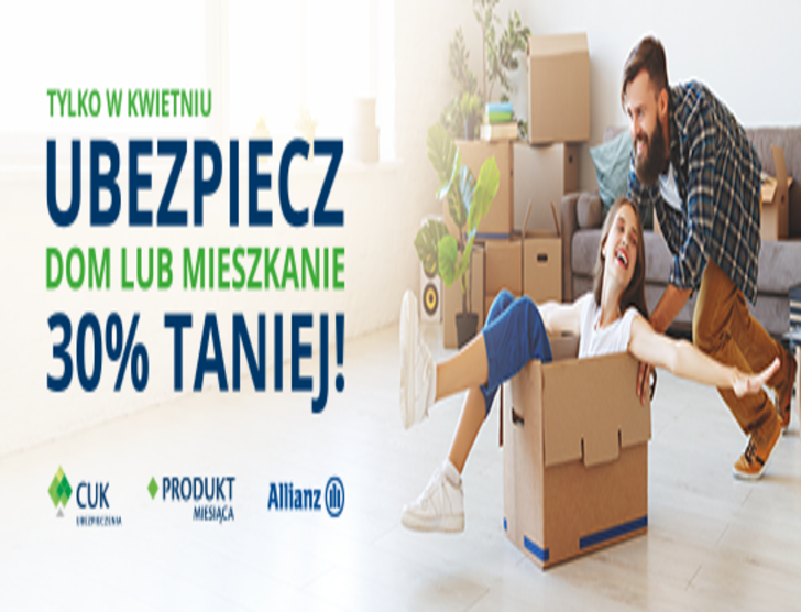 Kwietniowa zniżka 30% na ubezpieczenie w Allianz