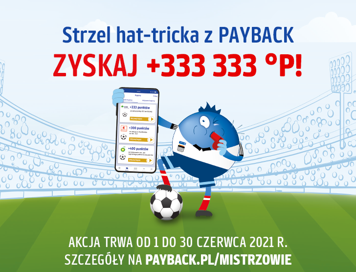 Strzel hat-tricka z PAYBACK dzięki mistrzowskim kuponom!