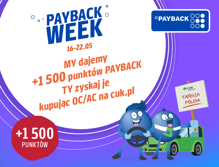 Zapunktuj z PAYBACK WEEK w CUK Ubezpieczenia