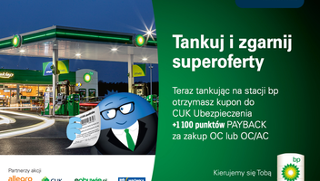 Tankuj na bp – otrzymasz kupon do CUK!