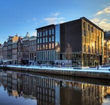 Muzeum (Dom) Anny Frank w Amsterdamie, gdzie podczas II wojny światowej ukrywała się Anna Frank.