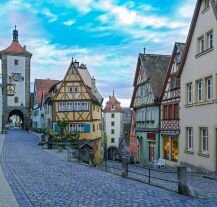 Rothenburg, średniowieczne miasteczko położone w dolinie Tauber w Bawarii.