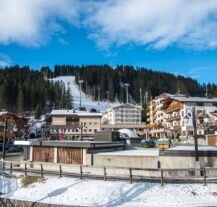 Słynny ośrodek Madonna di Campiglio.