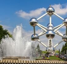 Atomium w Brukseli – symbol belgijskiej stolicy.