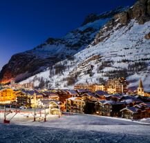 Francuski kurort Val d’Isère, raj dla zaawansowanych narciarzy.