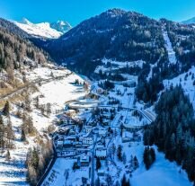 La Plagne w Alpach Francuskich, popularna destynacja narciarska we Francji.