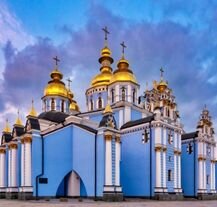 Monaster św. Michała – jedna z najpiękniejszych świątyń Kijowa.