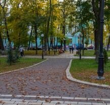 Park Maryński – popularne miejsce relaksu w Kijowie.