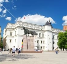 Pałac Wielkich Książąt – symbol dawnej potęgi Wielkiego Księstwa Litewskiego.
