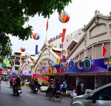 Market Dong Xuan na Starym Mieście w Hanoi