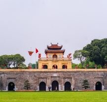 Cesarska Cytadela Thang Long w centrum Hanoi