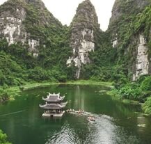 Trang An w Ninh Binh na południe od Hanoi