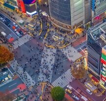 Skrzyżowanie Shibuya – symbol nowoczesnego Tokio.