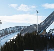 Skocznia Holmenkollen w Oslo.