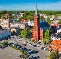 Kolegiata w Kartuzach.