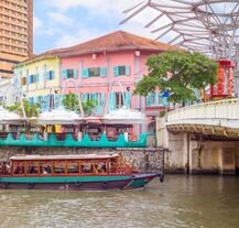 Dzielnica Clarke Quay w Singapurze