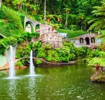 Ogród Tropikalny Monte Palace w Funchal, popularna trakcja na wzgórzu Monte