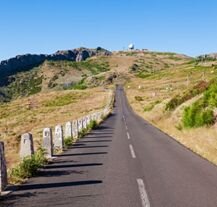 Pico do Arieiro,  trzeci najwyższy szczyt Madery 
