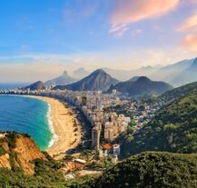 Plaża Copacabana i Ipanema w Rio de Janeiro