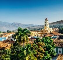 Turystyczne miasteczko Trinidad na Kubie