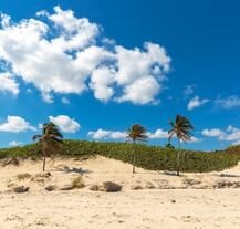 Plaża Playas del Este na Kubie