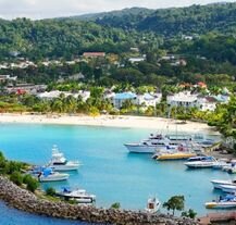 Kurort Ocho Rios na Jamajce