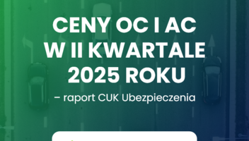 Ceny OC i AC w drugim kwartale 2025 roku – raport CUK Ubezpieczenia