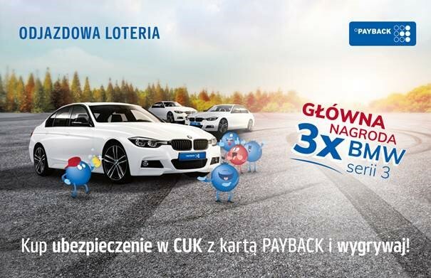 Weź udział w loterii i wygraj cenne nagrody. Kup ubezpieczenie w CUK, pokaż doradcy kartę Payback i daj sobie szansę na wygraną.