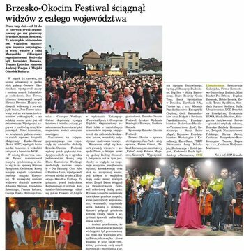 Multiagencja CUK Ubezpieczenia sponsorem pierwszego Brzesko-Okocim Festiwal, który odbył się w czerwcu 2019r.