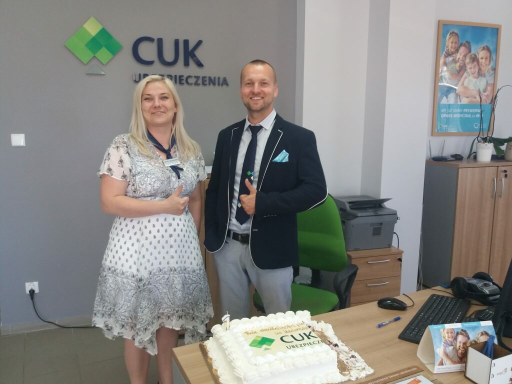 W czerwcu 2018 r. placówka franczyzowa CUK Ubezpieczenia we Wschowie skończyła już pierwsze urodziny. 