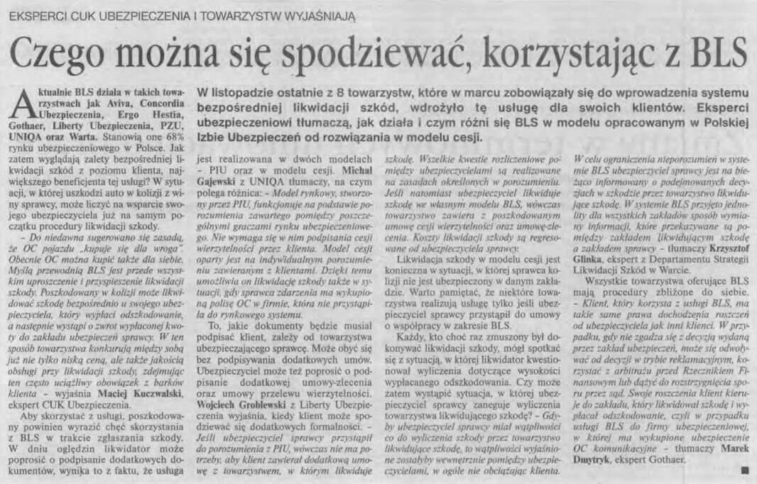 Twoja polisa OC ma bezpośrednią likwidację szkody? To świetnie! Dowiedz się, jak zgłosisz szkodę z BLS w standardzie polisy.