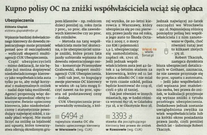 Wielu kierowców chętnie ubezpiecza samochody, korzystając ze zniżki dla współwłaściciela. Taki sposób zdaje się opłacać.