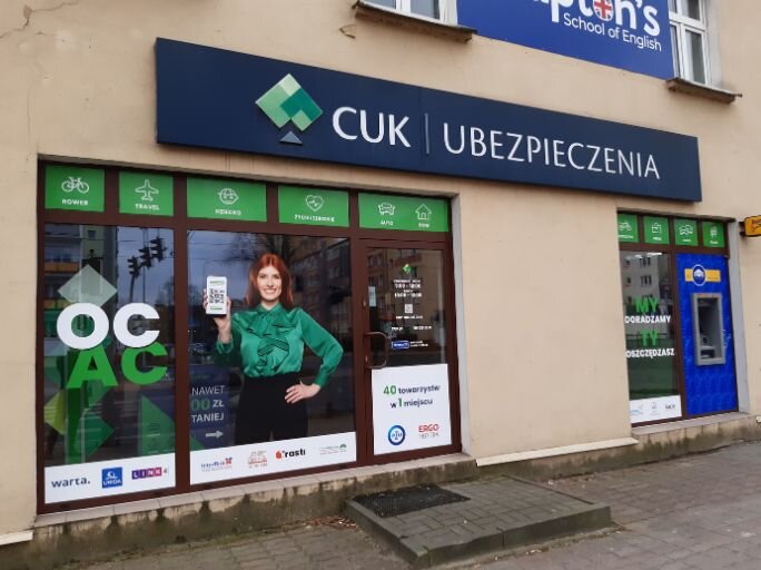 Ubezpieczenia - Toruń, Kraszewskiego 27  - CUK