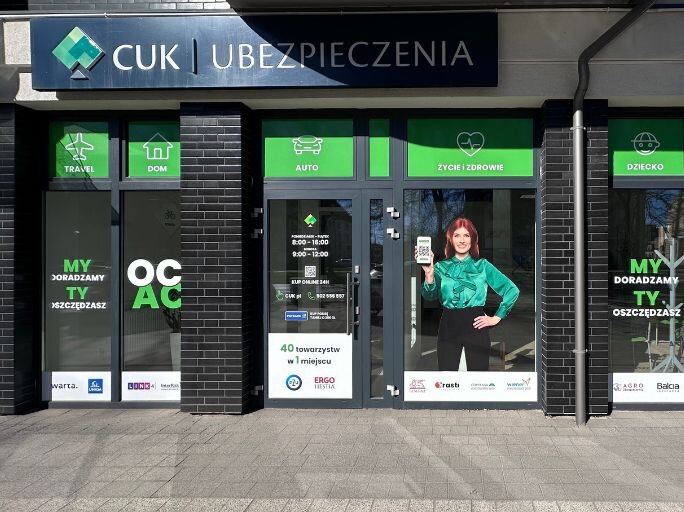 Ubezpieczenia - Słupsk, Kopernika 34A lokal U1  - CUK