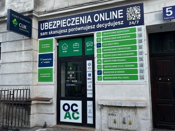 Ubezpieczenia - Przemyśl, Mikołaja Kopernika 5 lokal 2  - CUK