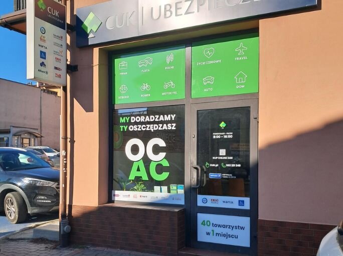 Ubezpieczenia - Żory, Kościuszki 8  - CUK