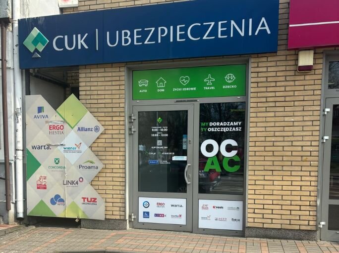 Ubezpieczenia - Łódź, Łagiewnicka 99  - CUK