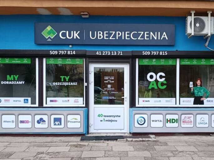 Ubezpieczenia - Skarżysko-Kamienna, Kosmonautów 1 lokal 09  - CUK