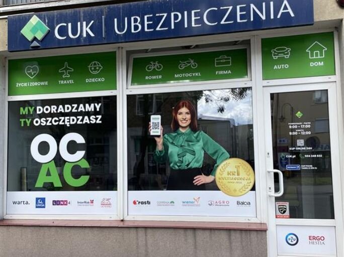 Ubezpieczenia - Płock, Kolegialna 43A  - CUK