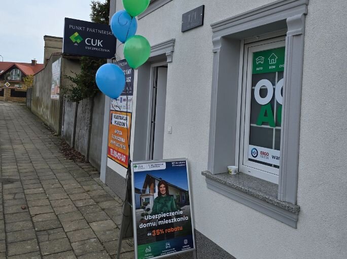 Ubezpieczenia - Krobia, św. Idziego 1 lokal 1 - CUK