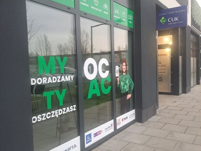 Ubezpieczenia - Warszawa, Kompanii AK "Goplana" 9 lokal U2  - CUK