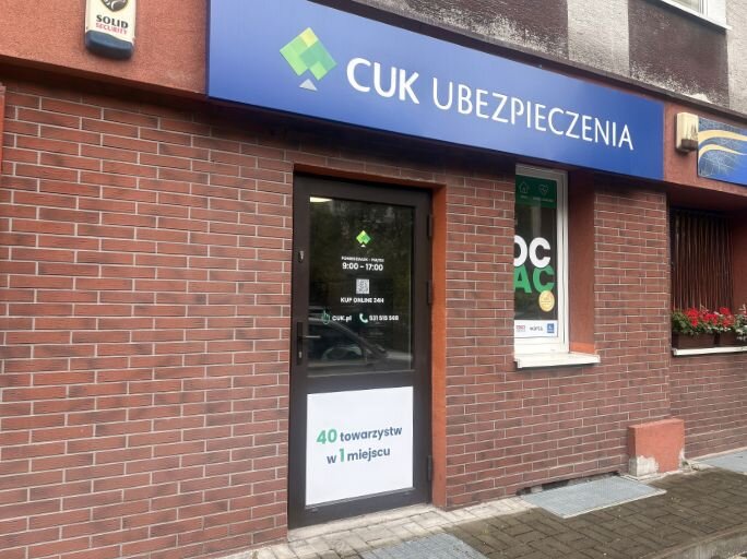 Ubezpieczenia - Katowice, gen. Władysława Sikorskiego 32  - CUK