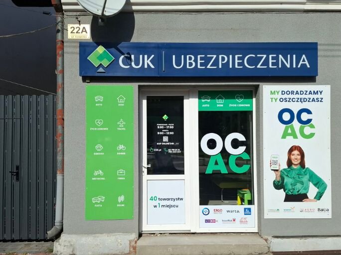 Ubezpieczenia - Głowno, Łowicka 22  - CUK