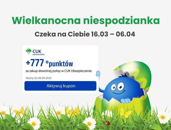 +777 °punktów PAYBACK za polisę w wielkanocnej promocji